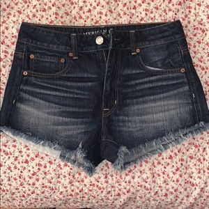 American Eagle Hi-Rise Festival Jean shorts